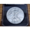 Image 2 : NGC MS70 2021 Silver American Eagle Heraldic Eagle T-1 - Signed - 1 oz .999 Fine Silver