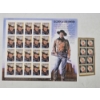 Image 1 : Sheet of John Wayne Stamps with additional Stamps