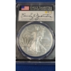 Image 3 : 2023-W PCGS SP70 Burnished First Day Of Issue 1 oz .999 Fine Silver American Eagle - Signed
