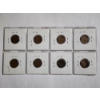 Image 11 : Eight Assorted Wheat Pennies in Holders & 1907 Indian Head Penny