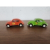 Image 1 : (2) Vintage Collectible Tonka Volkswagen Beetle Toy Cars Includes "Twinkle Toes" & "Side Winder"