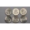 Image 2 : (6) Assorted Years United States 40% Silver Kennedy Half Dollars - Face Value: $3.00