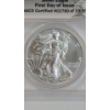 Image 3 : ANACS 2016 MS70 First Day Issue 1 Troy Ounce .999 Fine Silver American Eagle 