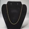 Image 1 : 14K Yellow Gold Twist Chain Necklace, Broken - TW: 6.6g