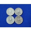 Image 2 : x4 Assorted Years U.S. 90% Silver Washington Quarters FV: $1.00