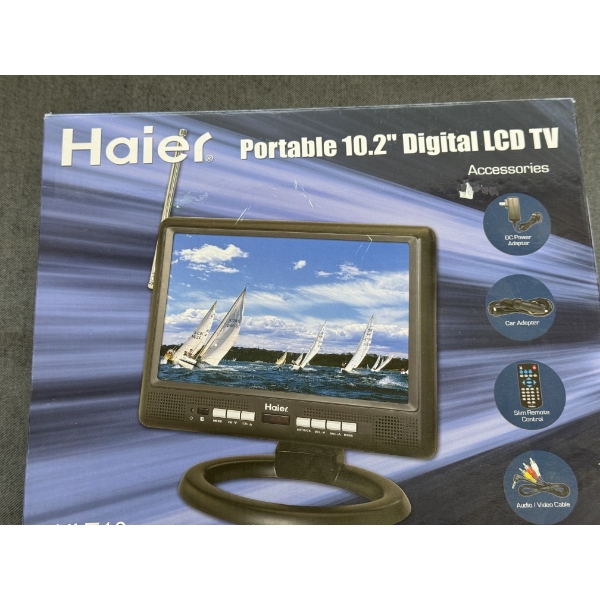 Haier Portable 10.2" Digital LCD TV - Brand New In The Box 