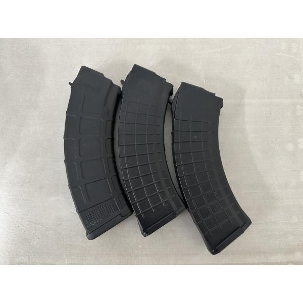 Three Plastic 30 Round Magazines 7.62x39