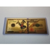 Image 1 : Rare Disney Donald Duck Gold Foil .999999 - 24K Gold Note In Protective Holder - Mint Condition