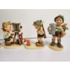Image 3 : Lot of 5 Hummel Goebel Porcelain Figurines ft. Rare "The Photographer" #178 & "Umbrella Boy"