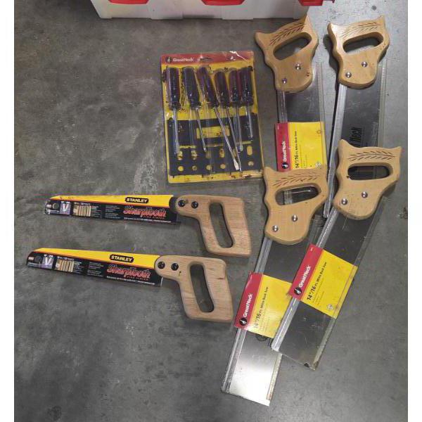 Brand New Saws And Screwdriver Set