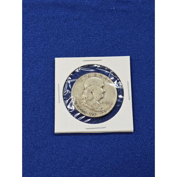 1951 Silver Franklin Half Dollar