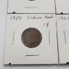 Image 5 : Five Assorted Years United States Indian Head Cents 
