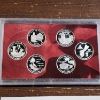 Image 6 : United States Mint 2009 Silver Quarters Proof Set Featuring ASW of 1.085 Troy Ounces ~ Original Box