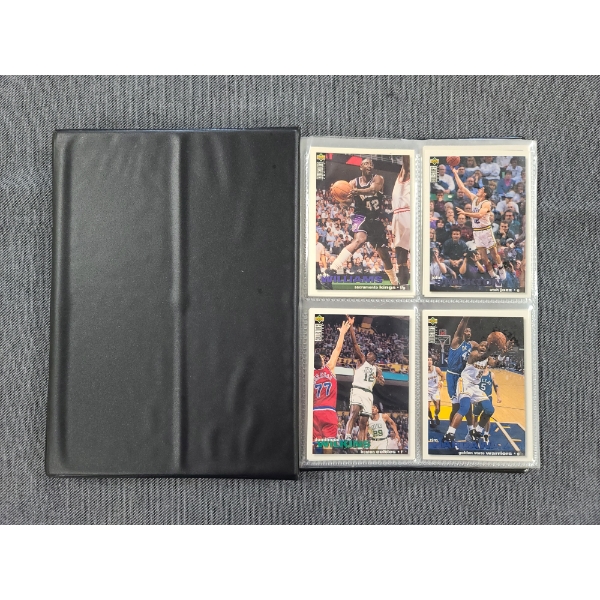Basketball Trading Card Binder Ft. Michael Jordan, Charles Barkley, Hardaway & More