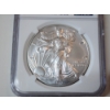 Image 2 : NGC MS70 2017-W Burnished American Silver Eagle Early Releases 1 oz .999 Fine Silver 