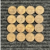 Image 2 : Lot of 52 Pennies - (16) 1961 Copper Pennies BU UNC & (36) 1963 Copper Pennies BU UNC