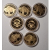Image 7 : 24K Gold Layered Dream Replica American Mint Coin & Gold Plated U.S Tribute Replica Coins
