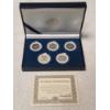 Image 1 : Display Set of Five United States Bicentennial Quarters Including Two Silver - Possible Mint Error!