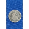 Image 1 : 1853 Silver Seated Liberty Half Dime - Face Value: $0.10