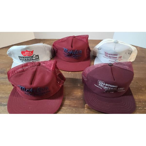 Assorted Lot Of Brand New Hats Including Mohler, Hartong Electric Inc & More 