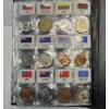 Image 13 : World Coin Collection of 120 Coins and Flags from 120 Different Countries