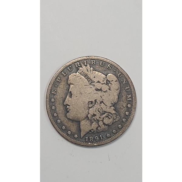 1891-O 90% Silver Morgan Dollar 