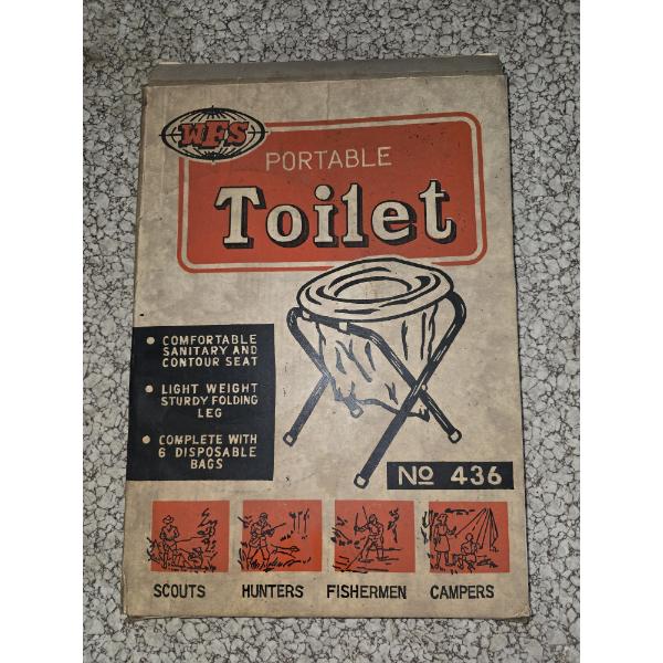 Vintage WFS Portable Toilet 