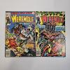 Image 1 : Werewolf By Night #42 And #43 Marvel Comic Books Guest Starring Iron Man
