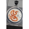 Image 4 : 2025 PCGS PR70 $1 Ascension Island Year Of The Snake - Orange 1 oz Silver Reverse Proof Coin 