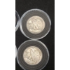 Image 10 : Assorted Years & Mint Marks 90% Silver Walking Liberty Half Dollars In Coin Capsules -Face Value: $3