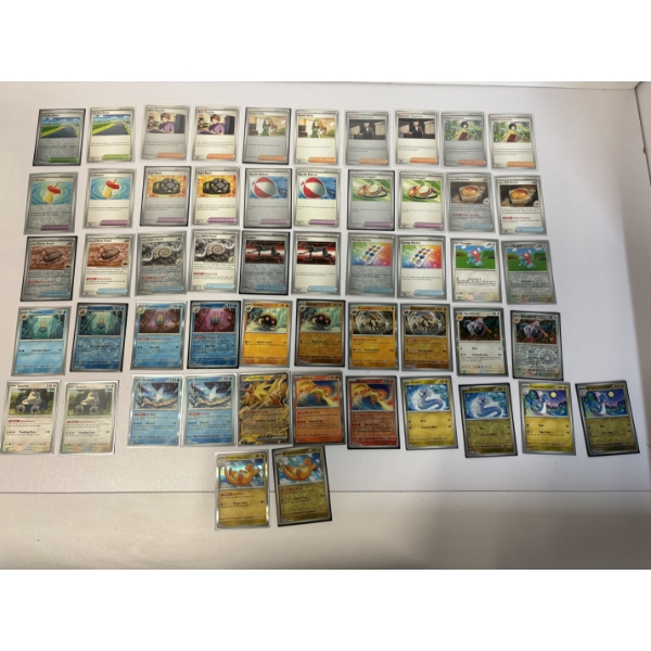 Pokémon Trading Careds - Set of 53 Cards - Holo & Non Holo - Includes Dragonite - Moltres - Dratini