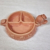 Image 5 : Vintage 1940's Hankscraft Divided Baby Warming Dish Produced In Collab With Red Wing Pottery