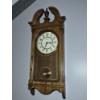 Image 1 : PICKUP IN NORTHFIELD - Howard Miller Oak Wall Clock  30" by 12"  - See Pics