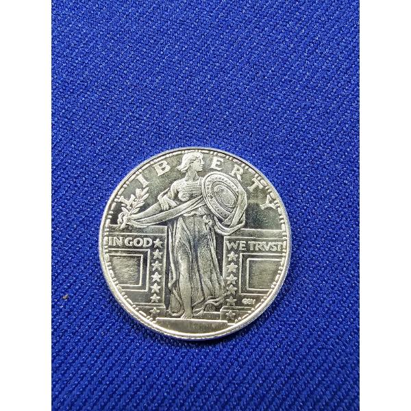 1/4 oz .999 Fine Silver Standing Liberty Coin - APMEX