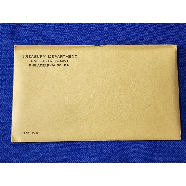 1963 United States Silver Proof Set - Sealed - $0.85 Face Value in 90% Silver