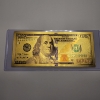 Image 1 : United States Series 2009-A $100 24K 999999 Gold Foil Note