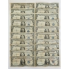 Image 1 : Lot of 20 United States Blue Seal $1 Silver Certificates - Face Value $20.00