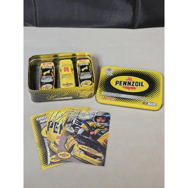 NASCAR PENNZOIL Limited Edition Collectors Set - 3 Diecast Cars Excellent Condition