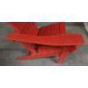 Image 2 : New Without Box- Red Adirondack Chair 37.5'' x 28''