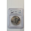 Image 1 : ICG 1977 MS66 Eisenhower Dollar Signed By Austin Hutto ICG President