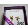 Image 3 : 10K Gold Tinker Bell Stud Earrings Total Weight 0.4g