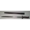 Image 2 : WW II German Bayonet With 17" Blade & Sheath