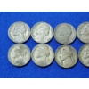 Image 2 : x10 Assorted Years Jefferson Wartime Nickels FV: $0.50