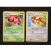 Image 1 : Two Vintage Non-Holo RARE Pokemon Trading Cards ~ Ariados 20/123 & Lopunny 30/130