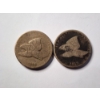 Image 2 : Two 1858 Flying Eagle Pennies 