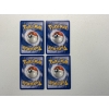 Image 2 : Lot of 4 Vintage Reverse Holo Pokemon Trading Cards
