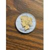 Image 3 : 90% Silver - 1923-S Silver Peace Dollar - Gold Plated - FV $1.00 - Encapsulated