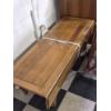 Image 1 : PICKUP IN CANTON - WOOD COFFEE TABLE 50 X 18 X 14 WITH SIDE PULL UPS  8 INCHE EACH