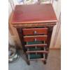 Image 2 : Louisville Home Pickup - Floor Standing Mahogany Jewelry Box With Drawers / Storage - Great Cond