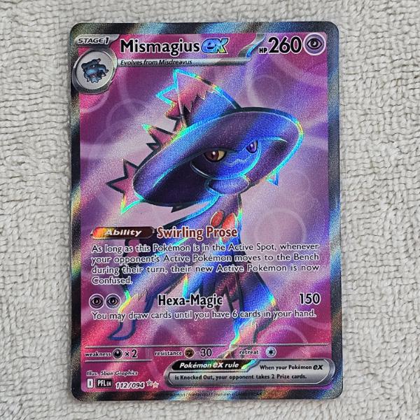 Mismagius ex 112/094 Holo Ultra Rare Pokémon Trading Card